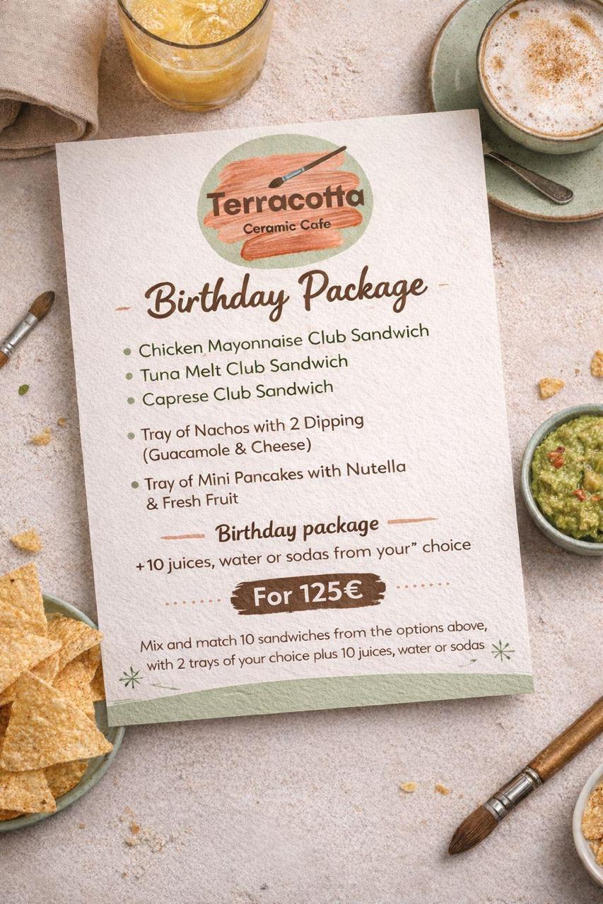 Birthday packages at Terracotta