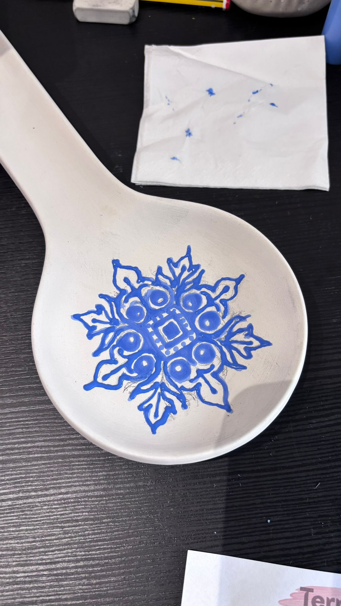 Group painting session